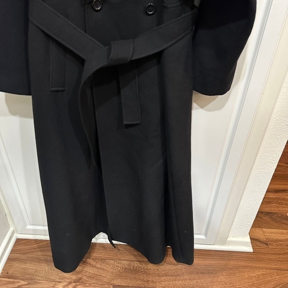 Harve Benard Faux Fur Wool Long Coat Size 14 - Picture 5 of 10